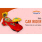 Goyal's  Kartoon Face Musical Free Wheel Swing and Twist Magic Car With Back Support