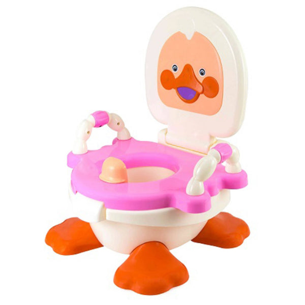 Goyal's Baby Duck Potty Training Seat with Removable Bowl and Closable Cover