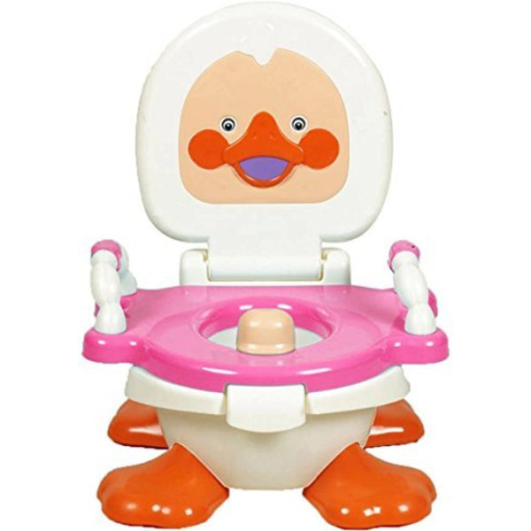 Goyal's Baby Duck Potty Training Seat with Removable Bowl and Closable Cover