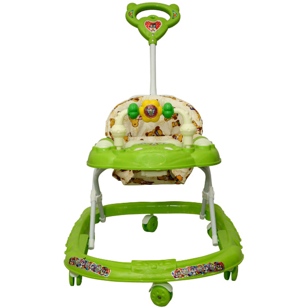 Goyal's Cartoon Baby Adjustable Walker - Music & Rattles