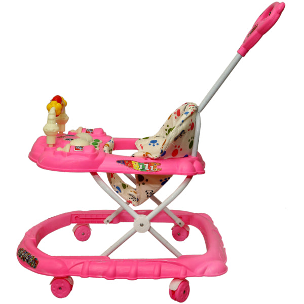 Goyal's Cartoon Baby Adjustable Walker - Music & Rattles