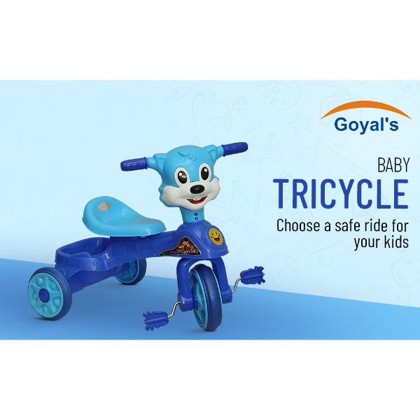 Goyal's Chikoo Baby Tricycle Ride On with Music & Lights