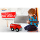 Goyal's Fire Brigade Ambulance Toy Vehicle with Fire Rescue Ladders - No Metal Axle or Nut Used, No Sharp Edges, Safe Toy for Baby Kids