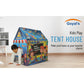 Goyal's Galaxy Kids Play Tent House Indoor Outdoor Foldable with LED Lights (India Mission to Moon Design) - Big Size