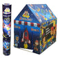 Goyal's Galaxy Kids Play Tent House Indoor Outdoor Foldable with LED Lights (India Mission to Moon Design) - Big Size