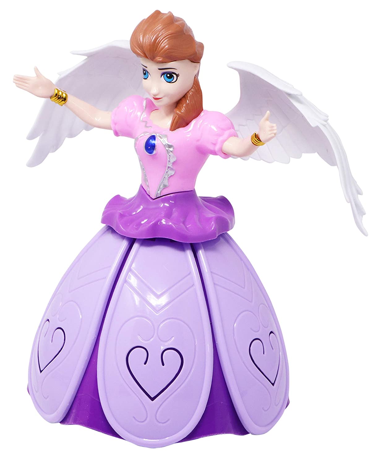 Goyal's Dancing Angel परी Doll Girl 360 Degree Rotating with Music & Flashing Lights Toy for Kids