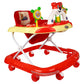 Goyal's Baby Musical Walker - Foldable & Height Adjustable - Red (Made in India)