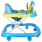 Goyal's Baby Musical Walker - Foldable & Height Adjustable - Blue (Made in India)