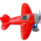 Goyal's Bingo Airplane Toys - BPA Free, Aero Plane for Improving Aeronautical Knowledge of Children - No Metal Axle, No Nut Used, No Sharp Edges, Safe Toy for Kids - Red