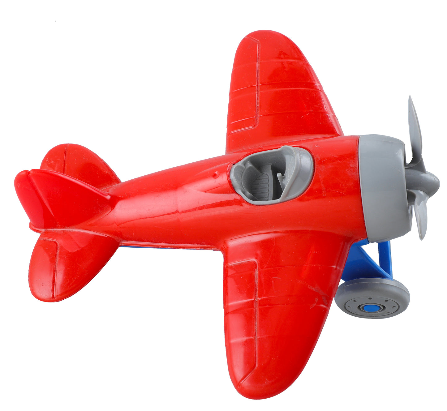 Goyal's Bingo Airplane Toys - BPA Free, Aero Plane for Improving Aeronautical Knowledge of Children - No Metal Axle, No Nut Used, No Sharp Edges, Safe Toy for Kids - Red