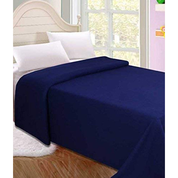 Goyal's Plain Fleece Single / Double Bed All Season Blanket / Comforter / Dohar 250TC - Pack Of 5