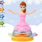 Goyal's Princess Dancing Angel Girl Doll Musical 360 Degree Rotating Princess Girl Flashing Lights with Music Sound Toy for Kids