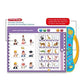 Goyal's Intelligence Book Sound Book for Children, English Letters & Words Learning Book, Fun Educational Toys. Activities with Numbers, Shapes Learning Book for Toddlers