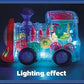 Goyal's Transparent Gear Big Engine 3D Concept Toys - 360° Rotating Vehicle, Gear Simulation Technology with Engine Sound and Colorful Lights for Kids 1 Year & Above (Gear Engine Large)