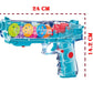 Goyal's Transparent Gear Electric Gun 3D Concept Toys - Gear Simulation Mechanical Gun with Fire Sound and Flashing Lights for Kids 1 Year & Above (Gear Gun Large)