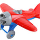 Goyal's Bingo Airplane Toys - BPA Free, Aero Plane for Improving Aeronautical Knowledge of Children - No Metal Axle, No Nut Used, No Sharp Edges, Safe Toy for Kids - Red