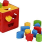 Goyal's Jumbo Size Baby Blocks Shape Sorter Toy - Children's Blocks Includes 18 Shapes - Color Recognition Shape Toys with Colorful Sorter Cube Box for Baby Boys & Girls - Multicolor
