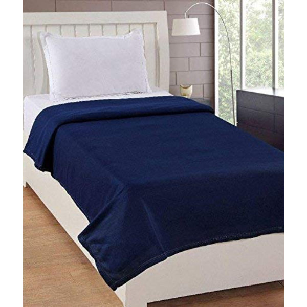 Goyal's Plain Fleece Single / Double Bed All Season Blanket / Comforter / Dohar 250TC - Pack Of 5