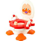 Goyal's Baby Duck Potty Training Seat with Removable Bowl and Closable Cover with Handle - Red