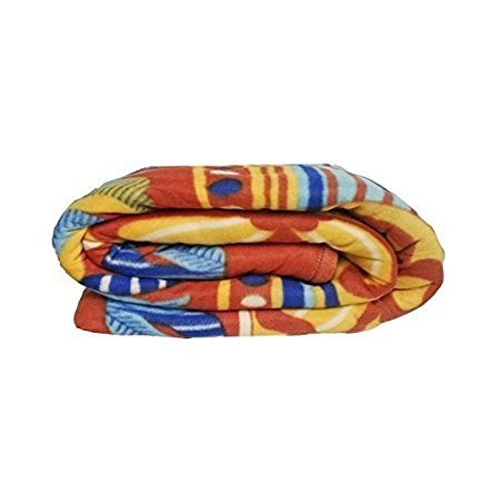 Goyal's Printed Fleece Double Bed All Season Blanket / Comforter / Dohar 250TC - Pack of 1 (87x85 Inch)