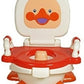 Goyal's Baby Duck Potty Training Seat with Removable Bowl and Closable Cover with Handle - Red