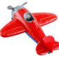 Goyal's Bingo Airplane Toys - BPA Free, Aero Plane for Improving Aeronautical Knowledge of Children - No Metal Axle, No Nut Used, No Sharp Edges, Safe Toy for Kids - Red