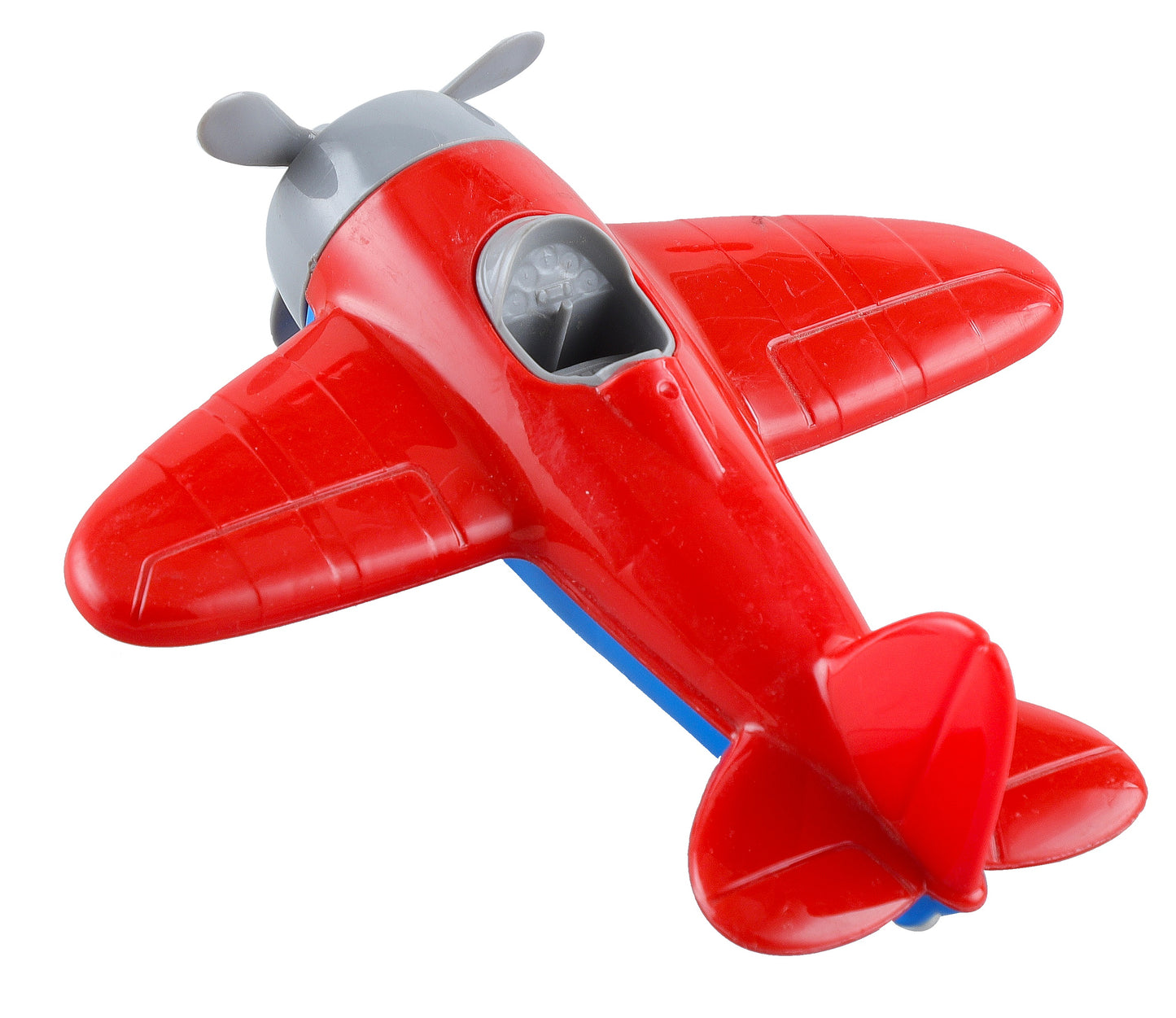 Goyal's Bingo Airplane Toys - BPA Free, Aero Plane for Improving Aeronautical Knowledge of Children - No Metal Axle, No Nut Used, No Sharp Edges, Safe Toy for Kids - Red