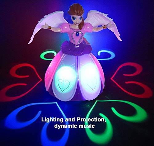 Goyal's Dancing Angel परी Doll Girl 360 Degree Rotating with Music & Flashing Lights Toy for Kids