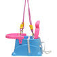 Goyal's 6-in-1 Multipurpose Booster Seat Swing Kids Feeding High Chair with Long Hook Ropes - Pink & Blue