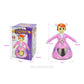 Goyal's Princess Dora Dancing Doll 360° Rotating with Music and 3D Flashing Lights (Pink)