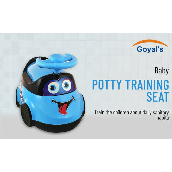 Goyal's Brezza Potty Toilet Training Seat with Removable Bowl & Closable Cover