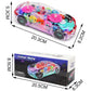 Goyal's Transparent Multicolor Gear Toys, 3D Concept Toys - 360° Rotating Vehicle, Moving Gear Simulation Technology Plane Sound and Colorful Lights for Kids 1 Year & Above