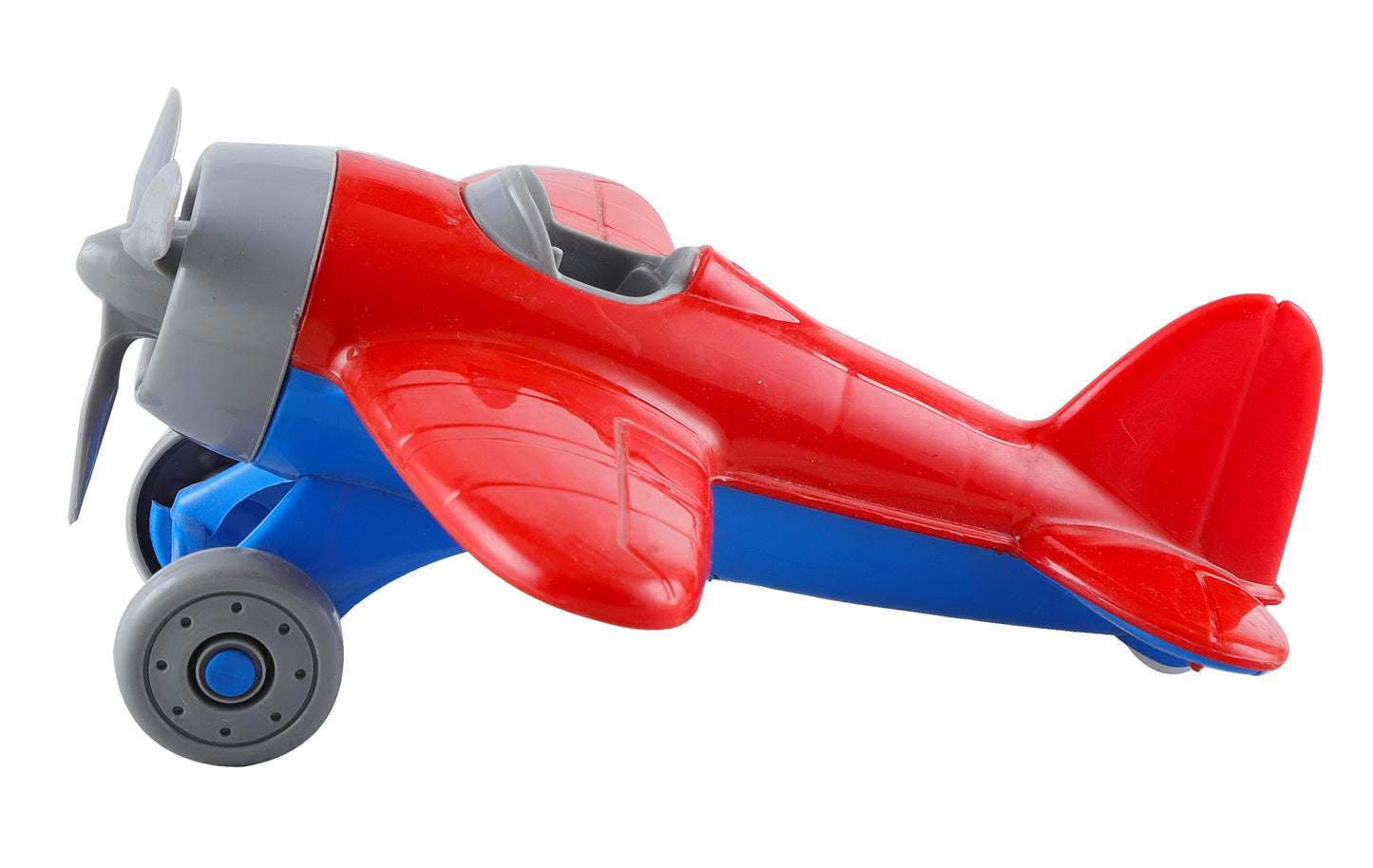 Goyal's Bingo Airplane Toys - BPA Free, Aero Plane for Improving Aeronautical Knowledge of Children - No Metal Axle, No Nut Used, No Sharp Edges, Safe Toy for Kids - Red