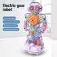 Goyal's Musical Transparent Gear Robot Toys with Bump & Go Action for Kids (Gear Robot)
