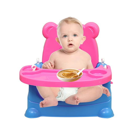 Goyal's 6-in-1 Multipurpose Booster Seat Swing Kids Feeding High Chair with Long Hook Ropes