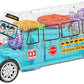 Goyal's Transparent Gear School Bus Concept Toys - 360° Rotating Vehicle, Moving Gear Simulation Technology Bus Sound and Colorful Lights for Kids 1 Year & Above (Gear School Bus)