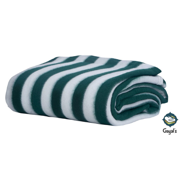 Goyal's Fleece 250 TC Single Bed Stripes Blanket