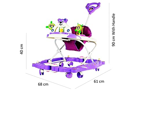 Goyal's Baby Musical Rocker Cum Walker - Foldable & Height Adjustable