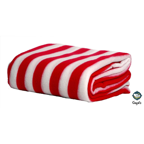 Goyal's Fleece 250 TC Single Bed Stripes Blanket