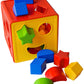 Goyal's Jumbo Size Baby Blocks Shape Sorter Toy - Children's Blocks Includes 18 Shapes - Color Recognition Shape Toys with Colorful Sorter Cube Box for Baby Boys & Girls - Multicolor