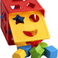 Goyal's Jumbo Size Baby Blocks Shape Sorter Toy - Children's Blocks Includes 18 Shapes - Color Recognition Shape Toys with Colorful Sorter Cube Box for Baby Boys & Girls - Multicolor