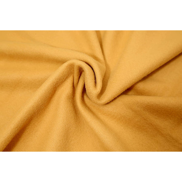 Goyal's ® Solid/Plain All Season Polar Fleece Single / Double Bed Blanket with Premium Satan Border (Camel)