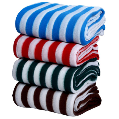 Goyal's Fleece 250 TC Single Bed Stripes Blanket