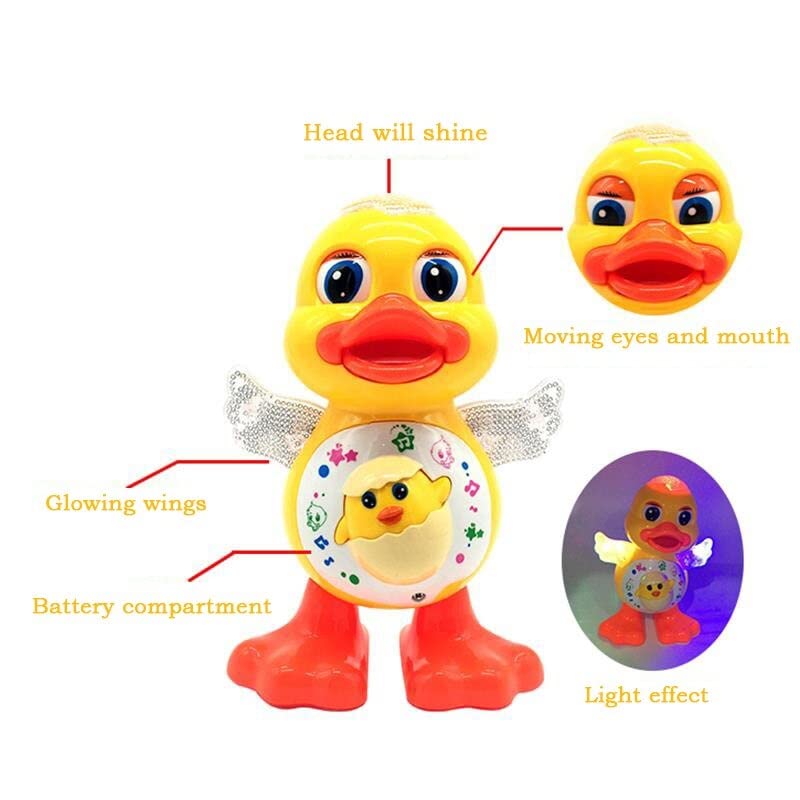 Goyal's Dancing Duck with Music Flashing Lights and Real Dancing Action