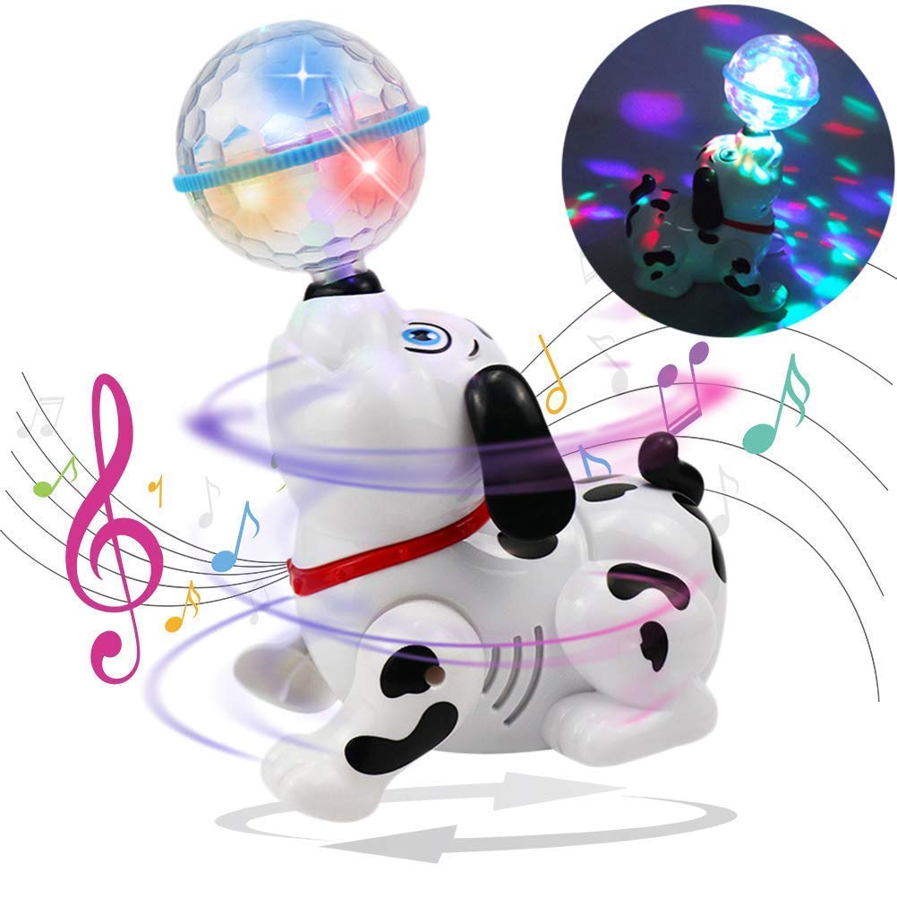 Goyal's Musical Dancing Dog Toy with Flashing Lights