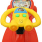 Goyal's Kartoon Face Musical Free Wheel Swing and Twist Magic Car With Back Support - Red