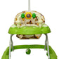 Goyal's Cartoon Baby Adjustable Walker - Music & Rattles with Parental Handle (Green)