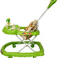 Goyal's Cartoon Baby Adjustable Walker - Music & Rattles with Parental Handle (Green)