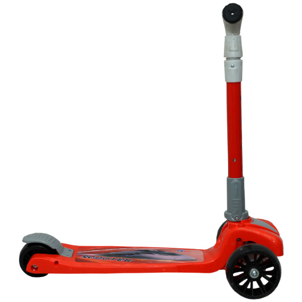 Goyal's Road Master Kids Scooter with 5 Height Adjustable & Foldable Handle I Multicolor Flashing LED Wheels I Scooter for Kids Above 2 Years