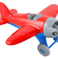 Goyal's Bingo Airplane Toys - BPA Free, Aero Plane for Improving Aeronautical Knowledge of Children - No Metal Axle, No Nut Used, No Sharp Edges, Safe Toy for Kids - Red